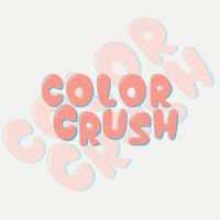 file vettoriale gratuito effetto font color crush