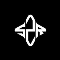 szr lettera logo design creativo con grafica vettoriale