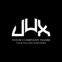 uux lettera logo design creativo con grafica vettoriale