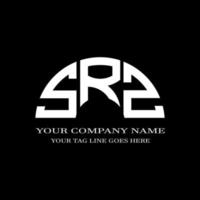 srz lettera logo design creativo con grafica vettoriale