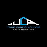 ucb lettera logo design creativo con grafica vettoriale