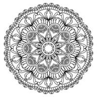 mandala per colorare pagine, motivi, bellissimi mantra, sfondi islamici, partecipazioni di nozze, modelli di decorazione e disegni di t-shirt vettore