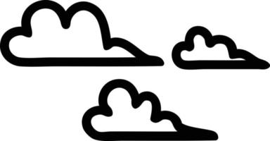 icona nuvola meteo vettore