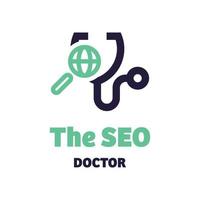 il logo del medico seo vettore