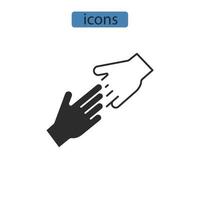 icone di partecipazione simbolo elementi vettoriali per il web infografica