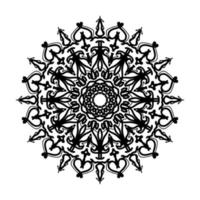 mandala disegnato a mano. decorazione in ornamento etnico orientale doodle. vettore