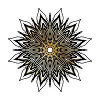 vettore cerchio astratto rotondo. stile mandala di lusso.