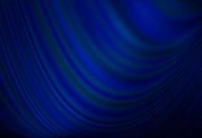 modello vettoriale blu scuro con forme di bolle.