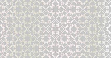 modello astratto senza cuciture. ornamento di linea araba con forme geometriche. struttura ornamentale floreale lineare. sfondo artistico in stile tessile arabo orientale. vettore