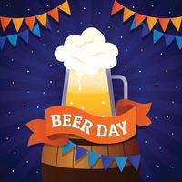 giornata internazionale della birra vettore