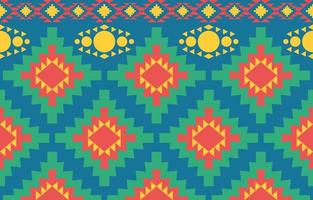 tessuto nativo americano navajo senza cuciture, sfondo etnico tribale geometrico, elementi di design, design per moquette, carta da parati, abbigliamento, tappeto, interni, ricamo illustrazione vettoriale. vettore