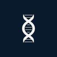 logo del design genetico umano del dna. vettore