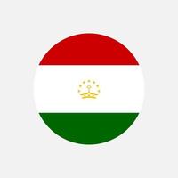 paese tagikistan. bandiera del tagikistan. illustrazione vettoriale. vettore