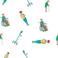 modello disabilitato, stile cartone animato vettore