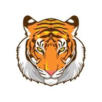 disegno vettoriale dell'illustrazione della testa della tigre
