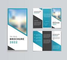 design brochure ripiegabile vettore