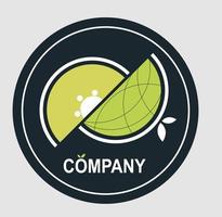 azienda logo melone vettore