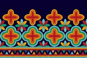 motivo geometrico astratto disegno etnico senza cuciture. tappeto in tessuto azteco ornamenti mandala decorazioni tessili carta da parati. tribale boho nativo etnico turchia ricamo tradizionale sfondo vettoriale