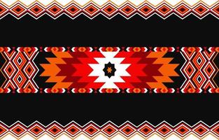 modello etnico tribale americano design tradizionale per sfondo, moquette, carta da parati, avvolgimento, batik, tessuto, tenda, sfondo, abbigliamento, stile ricamo illustrazione vettoriale. vettore
