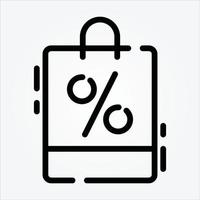 isolato e-commerce linea tema icone eps 10 grafica vettoriale gratuita