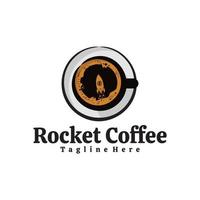 illustrazione di arte del caffè del razzo vettore