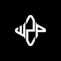 logo lettera wzp design creativo con grafica vettoriale