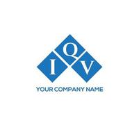 iqv lettera logo design su sfondo bianco. iqv creative iniziali lettera logo concept. disegno della lettera iqv. vettore