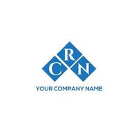 crn lettera logo design su sfondo bianco. crn creative iniziali lettera logo concept. disegno della lettera crn. vettore