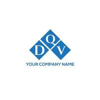 dqv lettera logo design su sfondo bianco. dqv creative iniziali lettera logo concept. disegno della lettera dqv. vettore