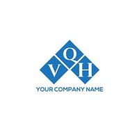 vqh creative iniziali lettera logo concept. vqh lettera design.vqh lettera logo design su sfondo bianco. vqh creative iniziali lettera logo concept. disegno della lettera vqh. vettore