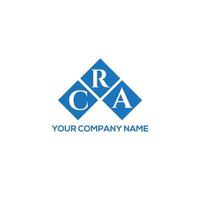 . cra creative iniziali lettera logo concept. cra lettera design.cra lettera logo design su sfondo bianco. cra creative iniziali lettera logo concept. disegno della lettera cra. vettore