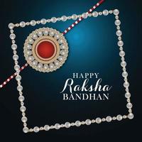 felice raksha bandhan celebrazione sullo sfondo vettore