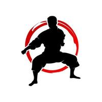 logo vettoriale di karate