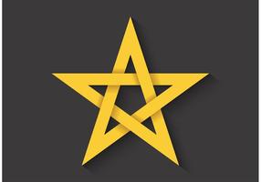 Pentagramma di Golden Ratio vettoriali gratis