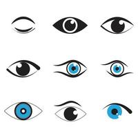 identità del marchio corporate eye care vector logo design
