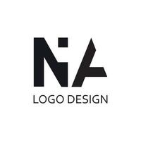 lettera creativa ap geometrica per logo azienda design.eps vettore