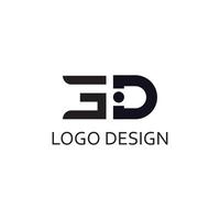 lettera creativa ap geometrica per logo azienda design.eps vettore