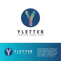 alfabeto y lettera logo e design dell'icona vettore