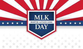 martin luther king day banner layout design, illustrazione vettoriale