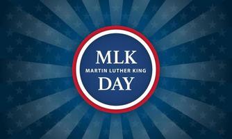 martin luther king day banner layout design, illustrazione vettoriale