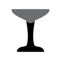 illustrazione grafica vettoriale dell'icona del bicchiere di vino