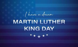 illustrazione di Martin Luther King, jr. per celebrare il mk day. vettore