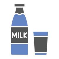 stile icona del latte vettore