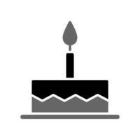 illustrazione grafica vettoriale dell'icona della torta di compleanno