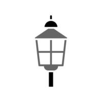 illustrazione grafica vettoriale dell'icona della lampada da giardino