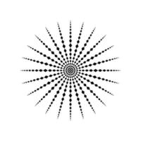 mandala realizzato con composizione di rettangoli. mandala moderno e contemporaneo per logo, decorazione o design grafico. illustrazione vettoriale