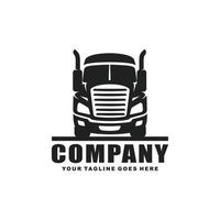 vettore di progettazione del logo del camion. logo di consegna del camion