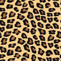 modello senza cuciture con pelle di leopardo vettore