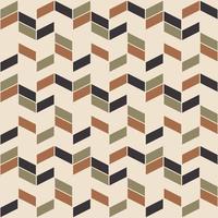 modello senza cuciture retrò a zig zag. stile scandinavo. sfondo vettoriale geometrico astratto per il web o la stampa.