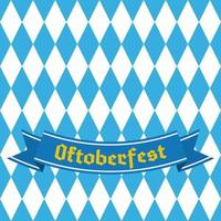 sfondo ripetitivo rombo blu e bianco. festival della birra in germania. modello di disegno vettoriale per biglietti di auguri, inviti, banner pubblicitari, ecc.